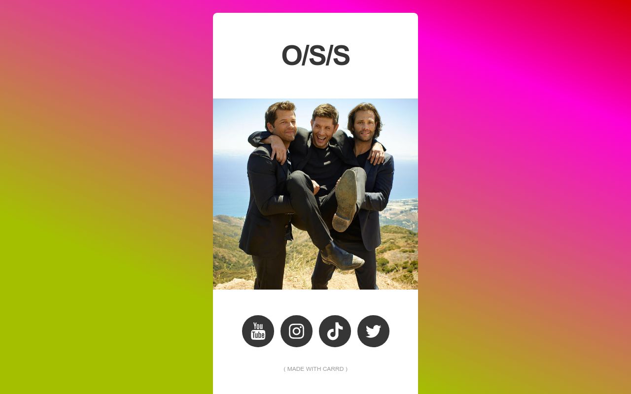 Carrd profile picture for @oss